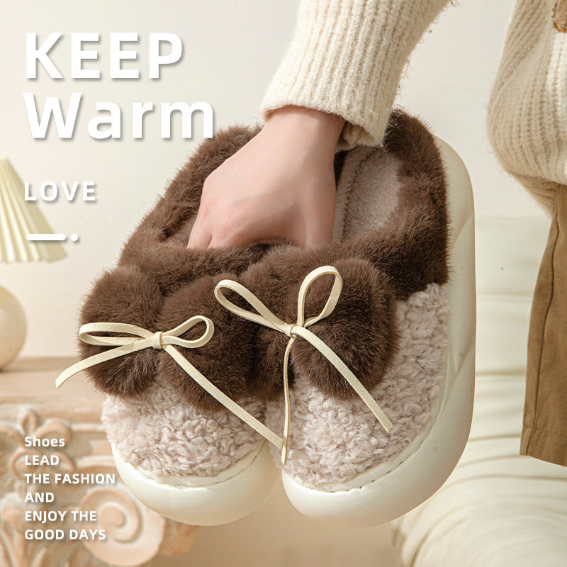 Warme teddy sloffen
