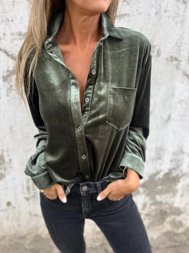 Fluwele blouse
