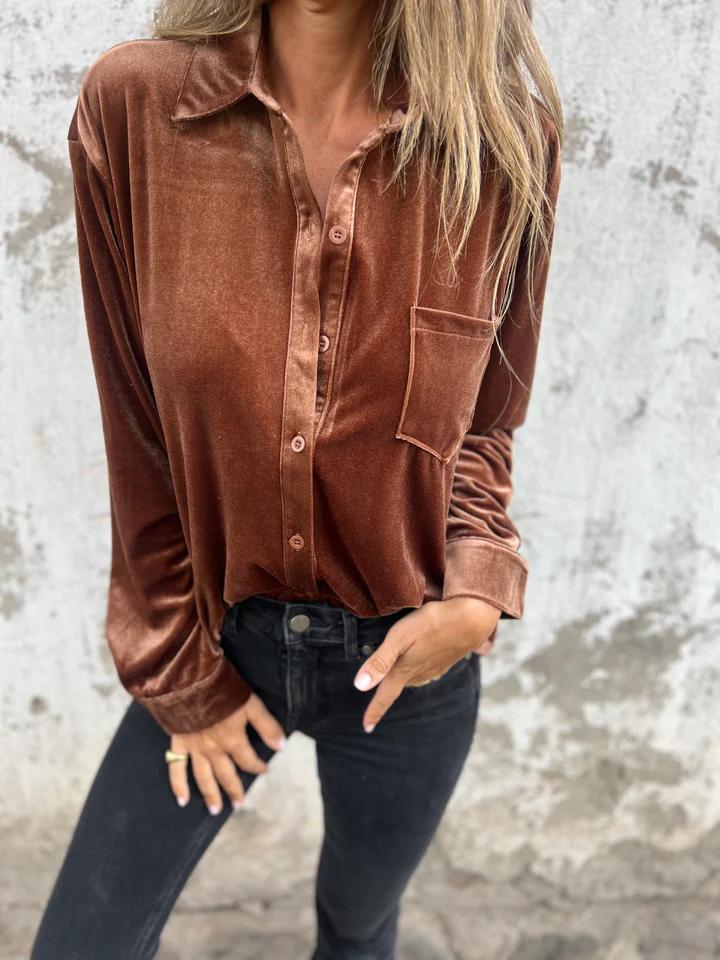 Fluwele blouse