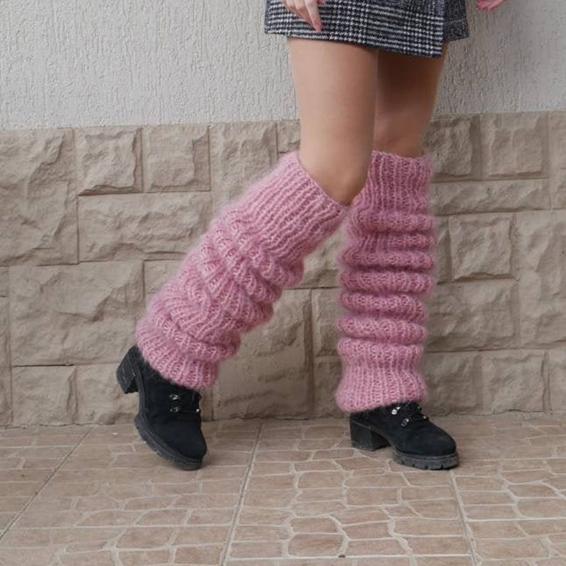 Lange dikke beenwarmers