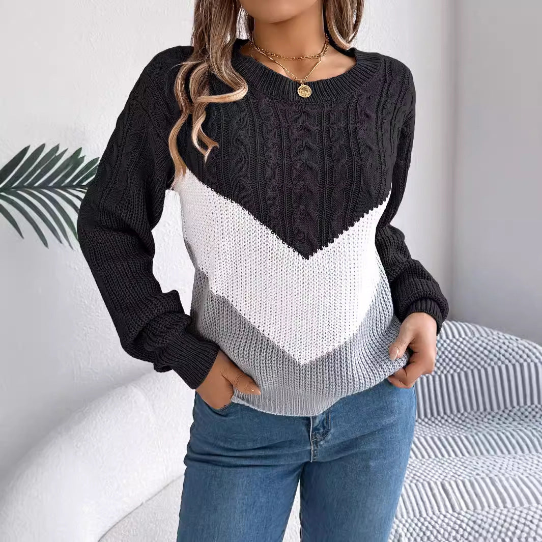 Gebreide pullover trui