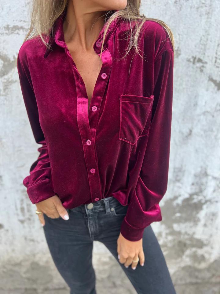 Fluwele blouse