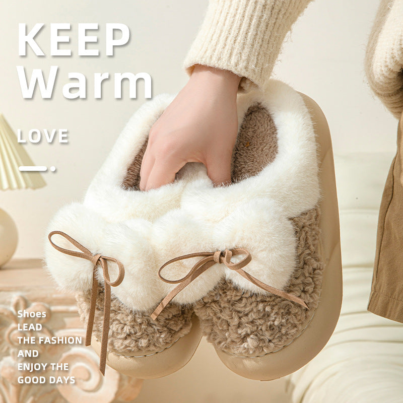Warme teddy sloffen