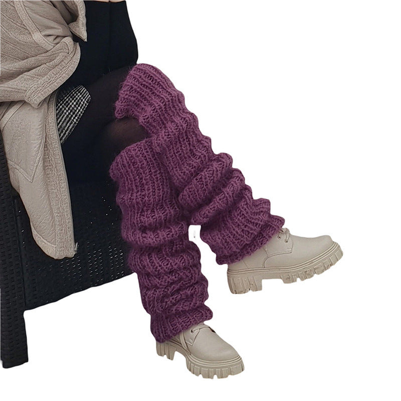 Lange dikke beenwarmers