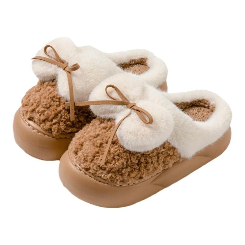 Warme teddy sloffen