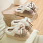 Warme teddy sloffen