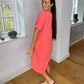 Stijlvolle hippe V-hals Casual Jurk