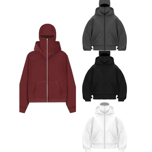 Hoodie met bivakmuts